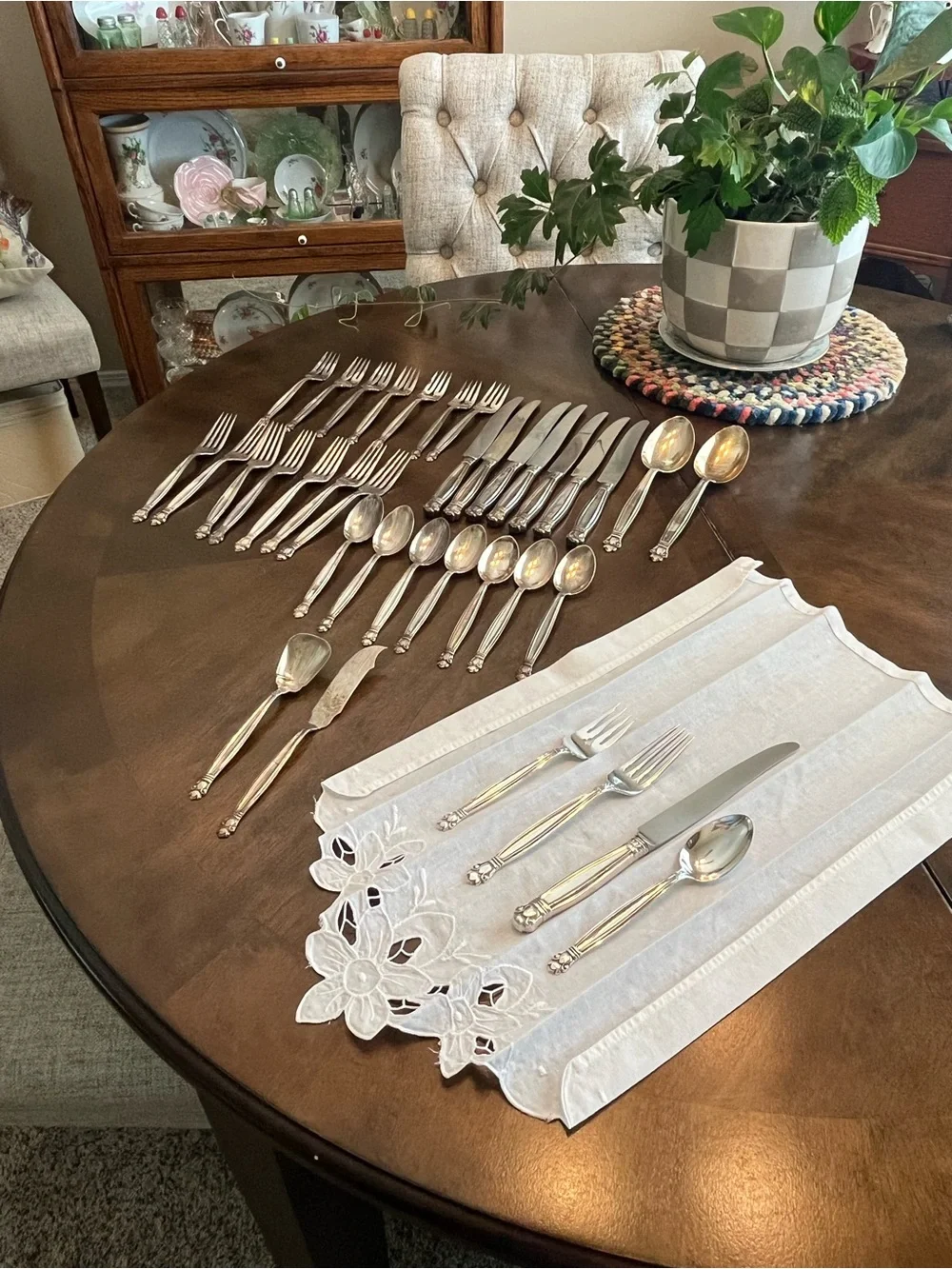 Copenhagen by Manchester Silver. Service for 8; 36 pieces total.